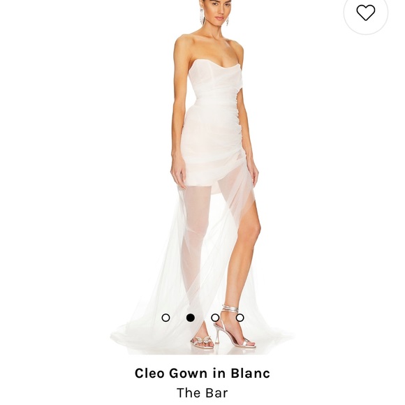 The Bar Cleo Gown in Blanc - Picture 2 of 10